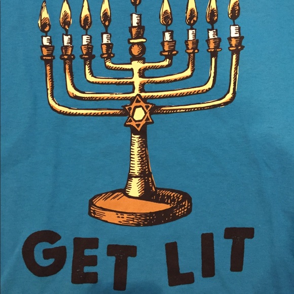 Get Lit Hanukkah T-Shirt - Picture 2 of 5